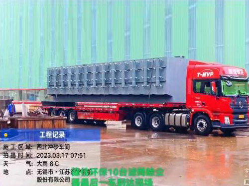 西北區沖砂車間濾筒除塵器案例